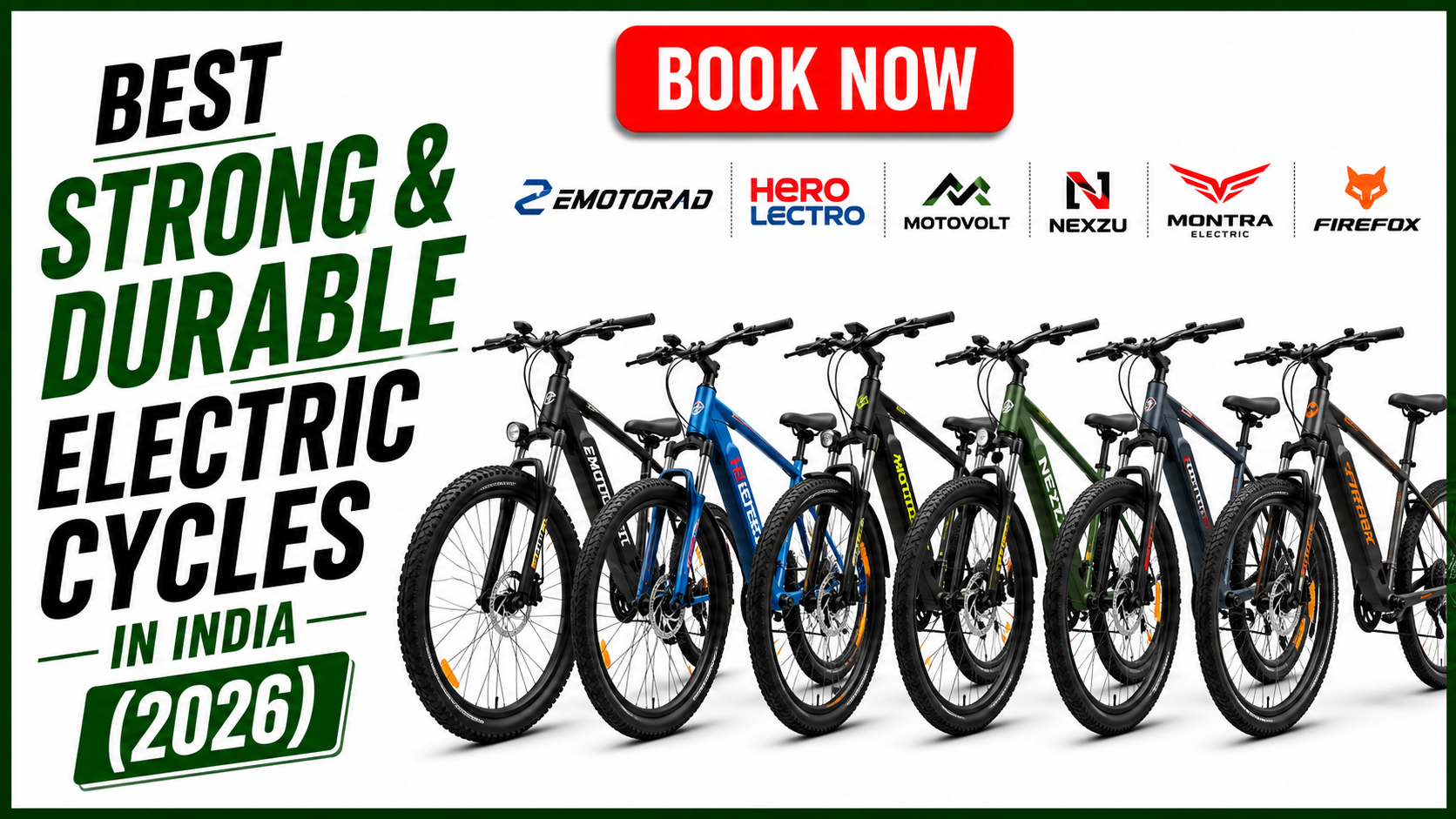 Best Strong and Durable Electric Cycles in India (2026) schooty 33